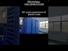 PP工業用スタッカブル折りたたみ式プラスチックボックス収納クレート
