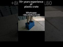 圧力下でのプラスチック製移動クレート耐久性試験取り付け蓋付きコンテナ