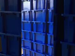 カスタムスタック＆ネストプラスチッククレート |効率的な物流を実現するプラスチック箱の OEM メーカー