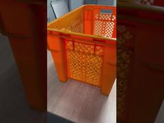 強化底部と通気設計を備えたスタックおよびネストプラスチック箱