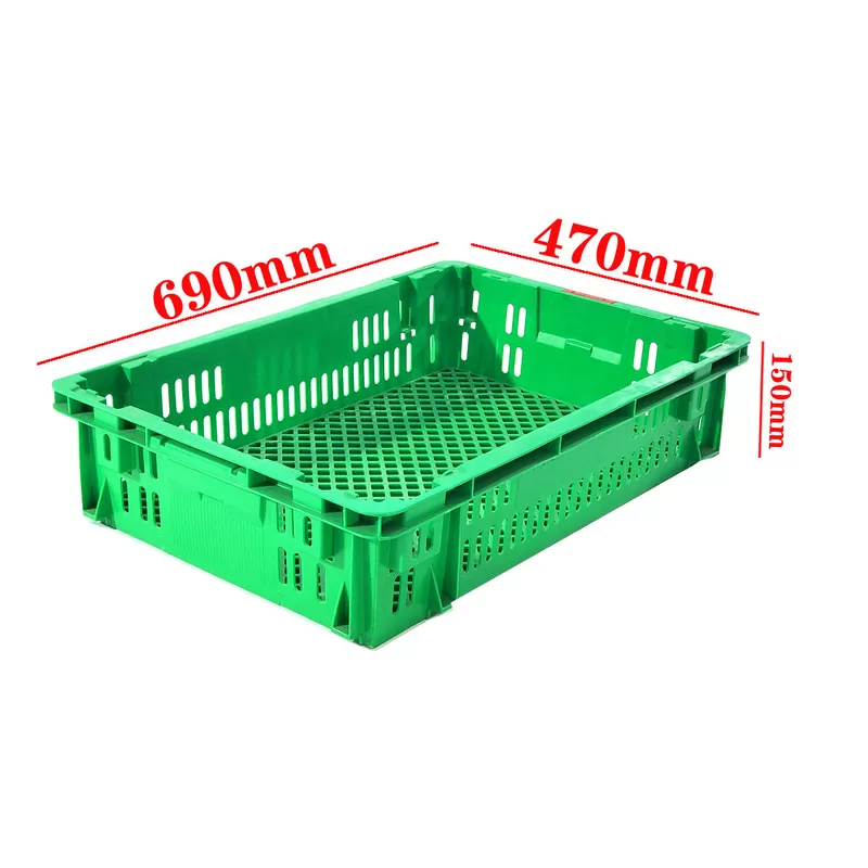 最新の企業ブログについて Why Crate Dimensions Matter in Produce Logistics: A Practical Look at 690 × 470 × 150 mm Mesh Crates
