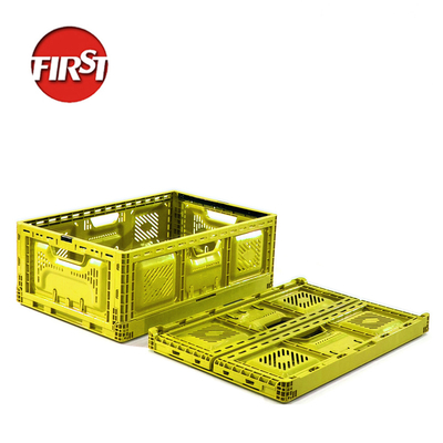 購入 折りたたむ式 積み重ね式 収納用 折りたたむ式 移動式 箱 600x400x52mm 40L オンライン製造