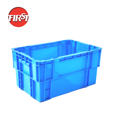 購入 内部サイズ 551*348*291mm PP 直角四角形 倉庫保管用プラスチック箱 オンライン製造