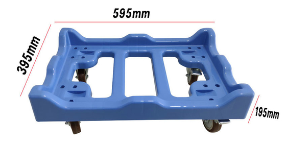 購入 Logistics Stackable Moving Crates Plastic Container Dolly Cart オンライン製造