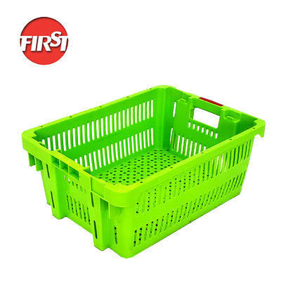 野菜や果物のための農業用プラスチック箱 積み重ね可能な容器箱 折りたたみ物なし