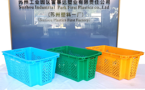 メッシュ ネスタブル キャスト ターンオーバー プラスチック キノコキャスト 積み立てられる移動容器