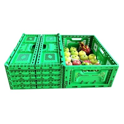 農産物の収穫バスケットの野菜包装用重用折りたたむプラスチック箱