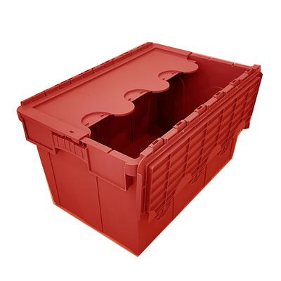 積み重ねられるプラスチック収納箱 重荷産業用収納用棚
